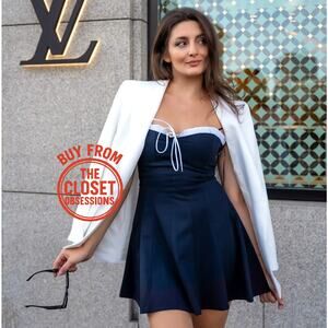 RARE!!! ZARA BLOGGER FAVE!!! Short Dress with Contrast Trims NWT